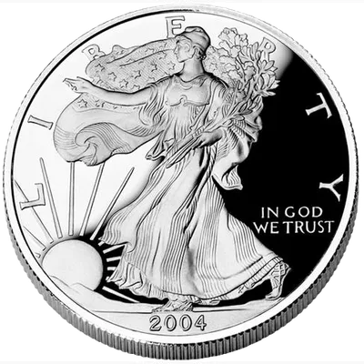 American Silver Eagle - Walking Liberty (Weinman design, updated 2021 by Emily Damstra)
