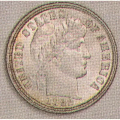 Barber Quarter - Liberty Head with laurel wreath and cap (Charles Barber design)