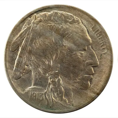 Buffalo Nickel - Native American chief profile facing right