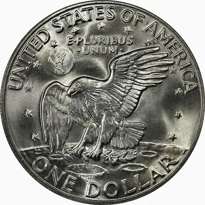 Reverse of Eisenhower Dollar
