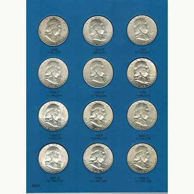 Franklin Half Dollar - Benjamin Franklin bust facing right