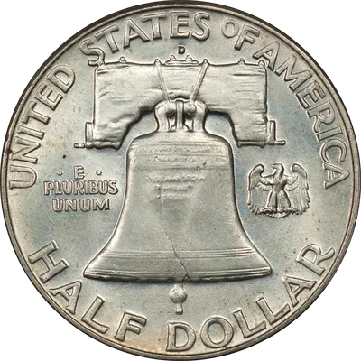 Reverse of Franklin Half Dollar
