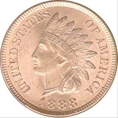 Indian Head Penny - Liberty wearing Native American headdress