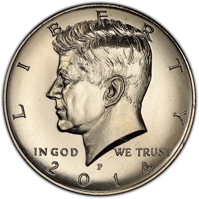 Kennedy Half Dollar - John F. Kennedy bust facing left