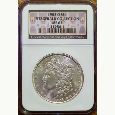 Morgan Silver Dollar - Liberty Head with Phrygian cap, eagle feathers, and laurel wreath (George T. Morgan)