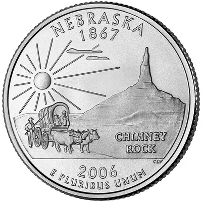 Reverse of State Quarter