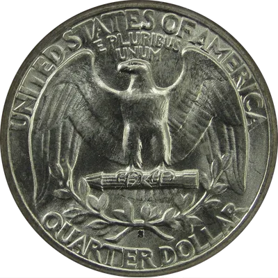 Reverse of Washington Quarter (Silver)